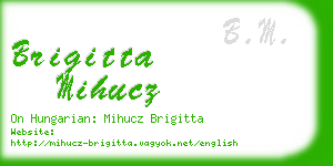 brigitta mihucz business card